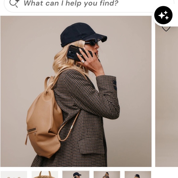 Bandolier Leather Drawstring Backpack - Picture 9 of 11